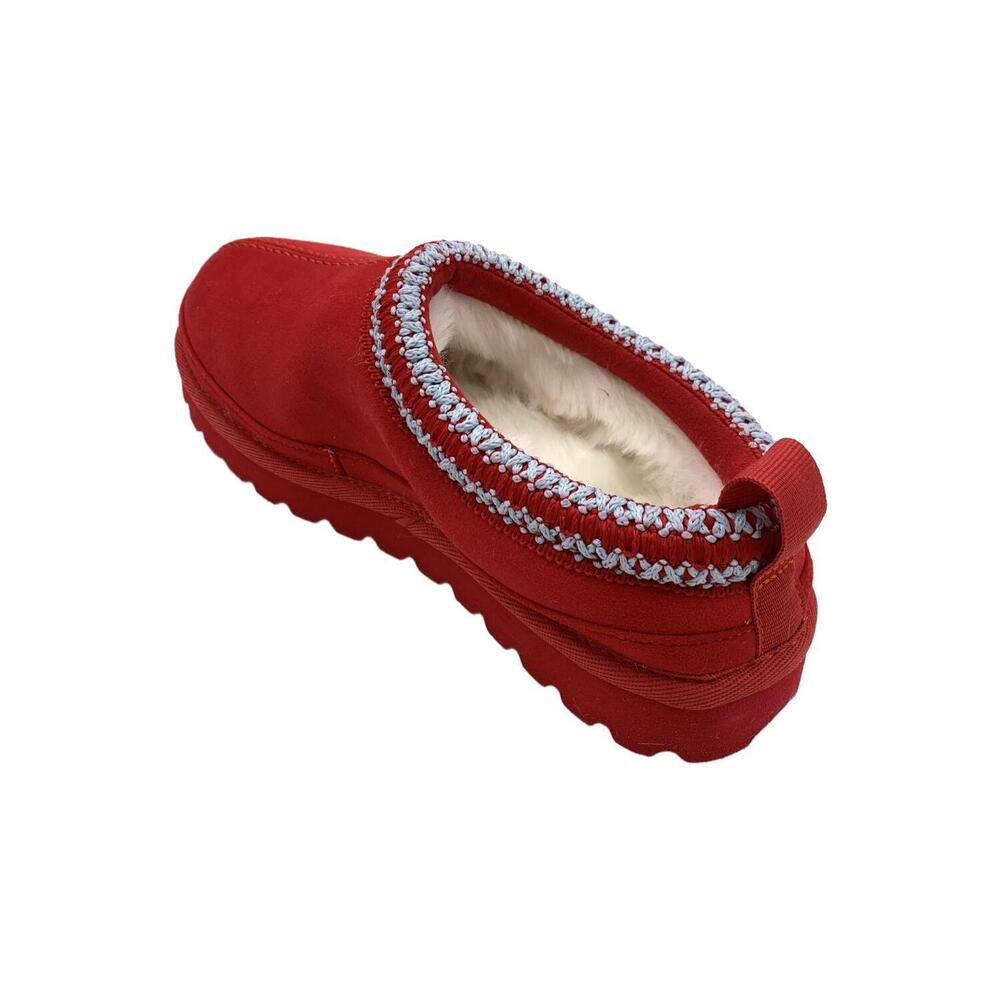 Masseys Women's Park City Slip-On Suede Bootie Slippers Red - Medium - Picture 3 of 3